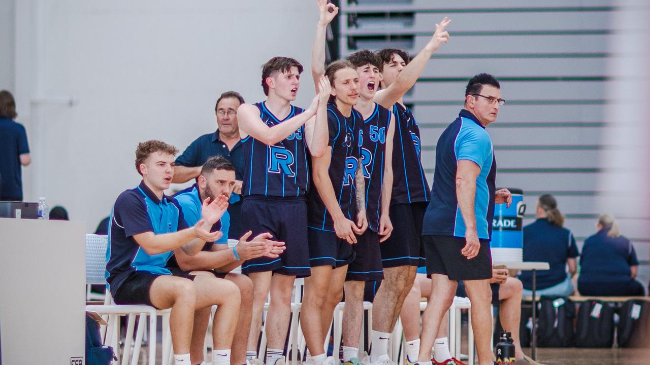 Rowville won the boys Championship division bronze medal at the Basketball Australia School Championships. Picture: Taylor Earnshaw