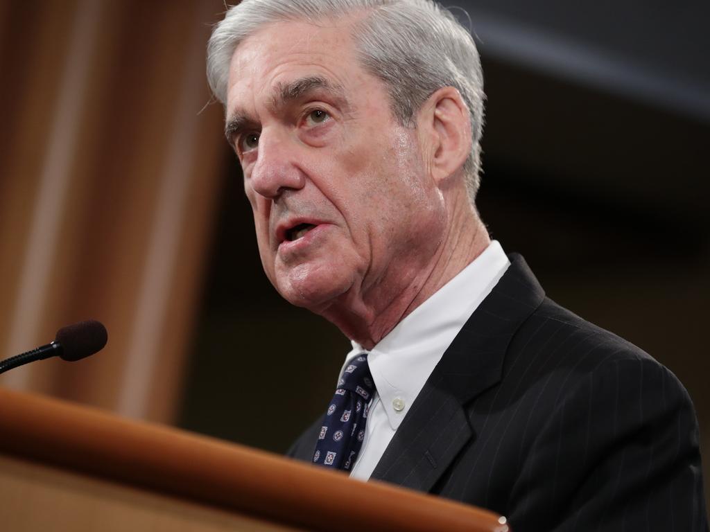 Special counsel Robert Mueller said he was bound the Justice Department policy, which does not allow charging a sitting president with a crime. Picture: AFP