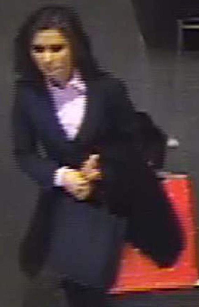 A CCTV image of Rohinie Bisesar on the day of the attack.