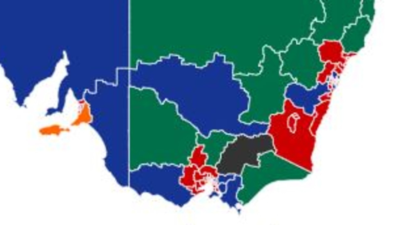 Live results from Whitlam electorate
