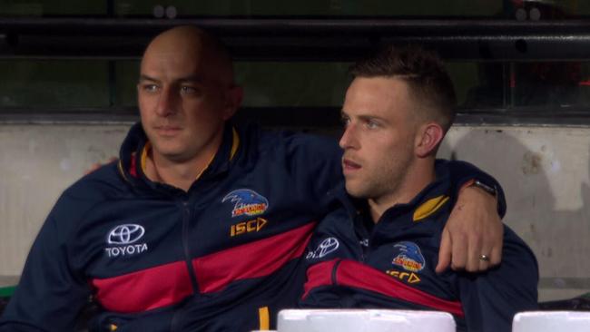 AFL Finals 2017 Brodie Smith injury knee ACL Adelaide Crows v GWS