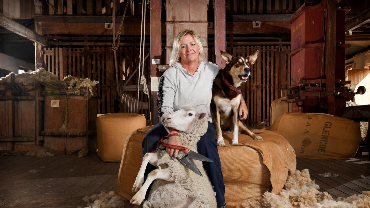 Spirit finalist Janine Midgley co-organised the Blades of Glencoe, a shearathon to raise awareness of mental illness in the industry and raise money for Beyond Blue. Picture: Tricia Watkinson.