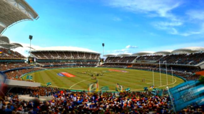Adelaide And Port Adelaide Get First Look Inside Adelaide Oval With