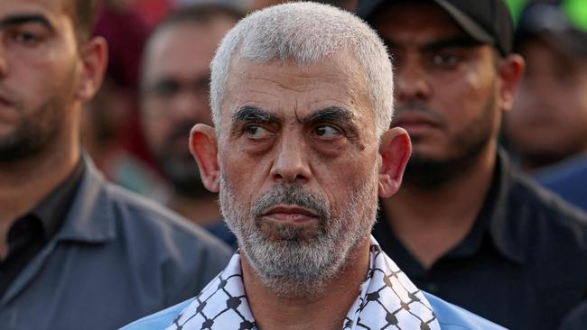 Gaza Hamas chief Yahya Sinwar. Picture: AFP.