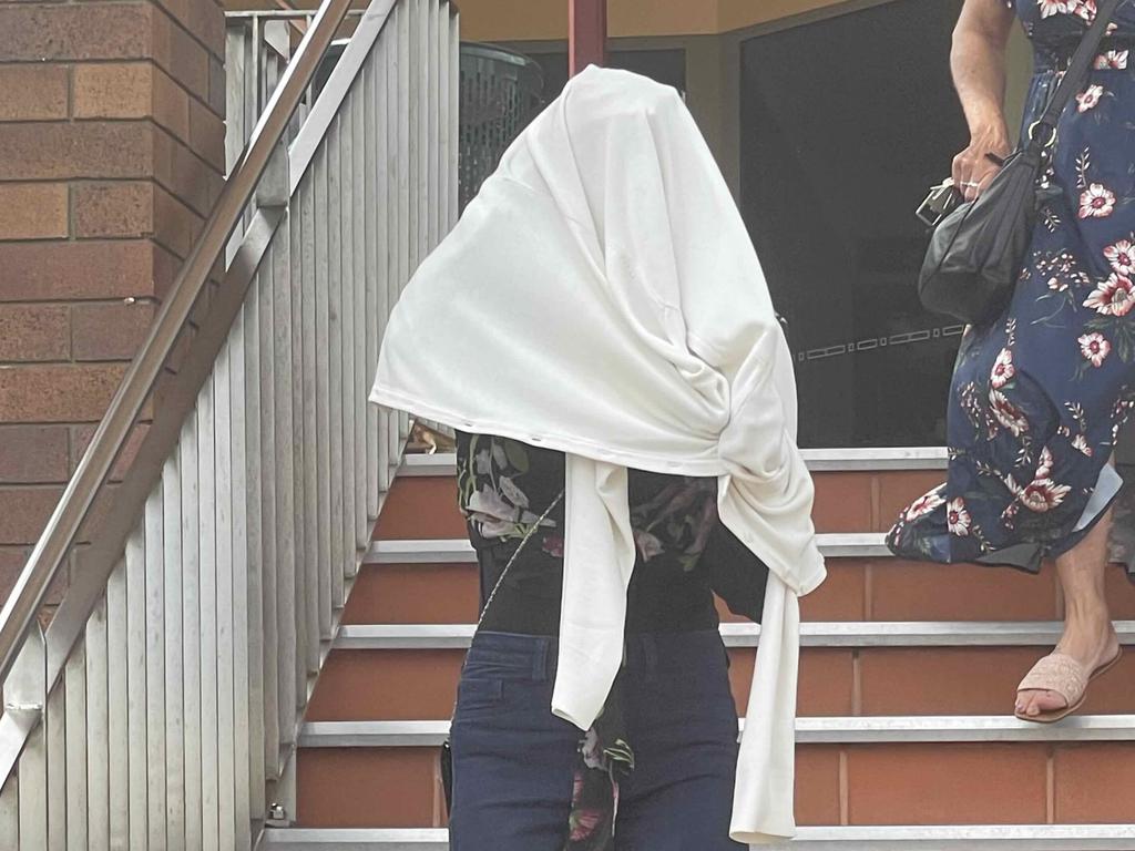 Tahlia Christie Cunningham leaves Hervey Bay Magistrates Court on Thursday, August 24, 2023