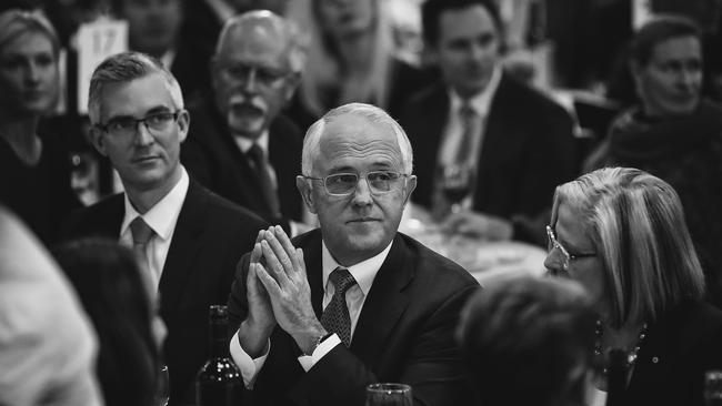 Prime Minister Malcolm Turnbull prepares to deliver his election address to the National Press Club on June 30.