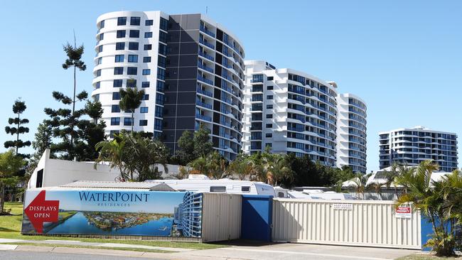 Raptis Group's Waterpoint Residences development in Biggera Waters. Photograph: Jason O’Brien.