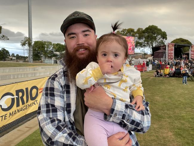 Adam Cook and Isabella.