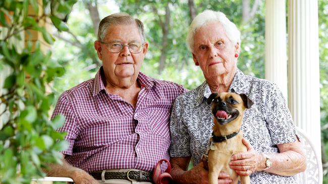 Warne Street residents John and Jan Pilling. Picture: Jonathan Ng