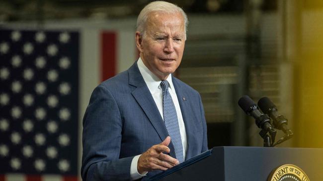 US president Joe Biden. Picture: AFP