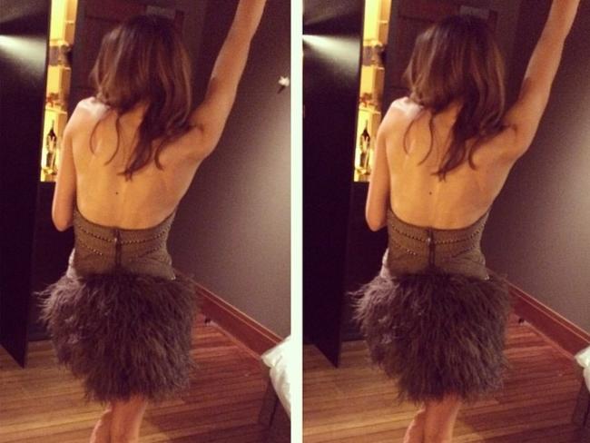 Rebecca Judd enjoys a mum's night off: "Party time @aureliocostarella" Picture: Instagram