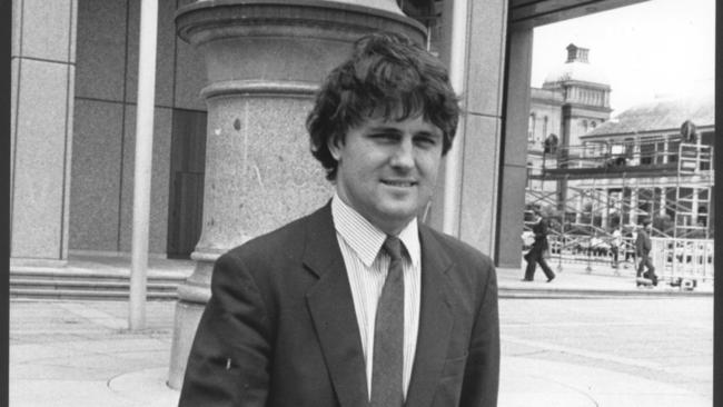 A young Prime Minister Malcolm Turnbull.