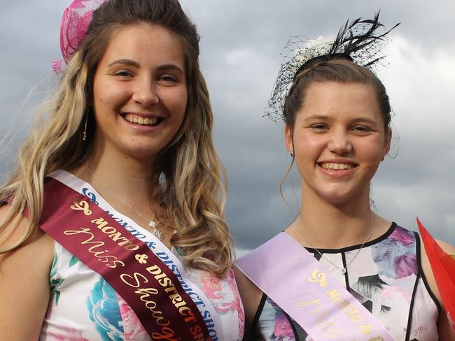 Monto Miss Showgirl 2016 Taylah Steger and runner-up Tia Netz. Photo Anastassia Perets / Central and North Burnett Times.