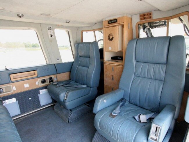 Inside Kobe Bryant's helicopter back in 2015. Picture: State of Illinois