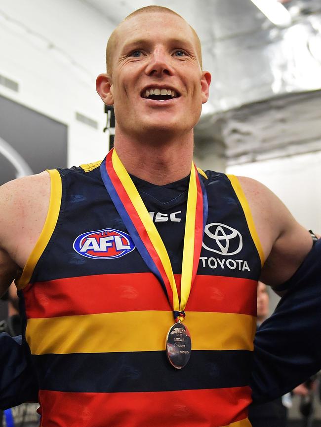 Sam Jacobs with his third Showdown Medal.