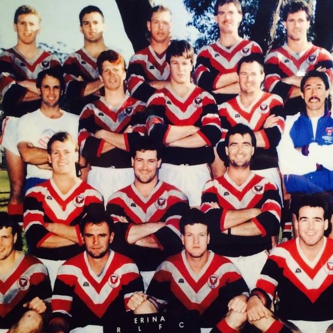 Erina’s 1991 premiership side. Picture: supplied