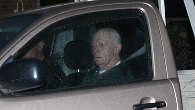 Former Government minister Gordon Nuttall leaves a Toowong address after his release from prison. Picture Adam Armstrong