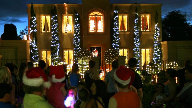 The Boulevard Christmas lights have been running since the 1950s and attract thousands of people each year.