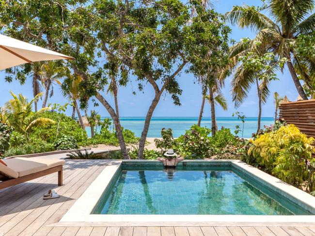 ESCAPE: The new Six Senses has recently opened on Fiji's Malolo Island. Famil By Lisa MayohPic supplied by Fiji Six Senses