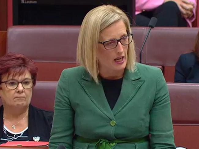 ‘That’s pathetic,’ Labor Senator Katy Gallagher said. Picture: APH via NCA NewsWire