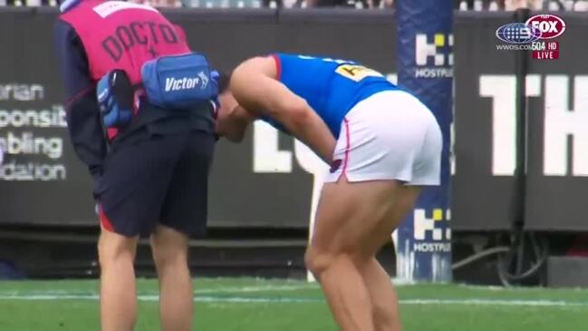 The seriousness of Christian Petracca's injuries have been revealed (Channel 9)