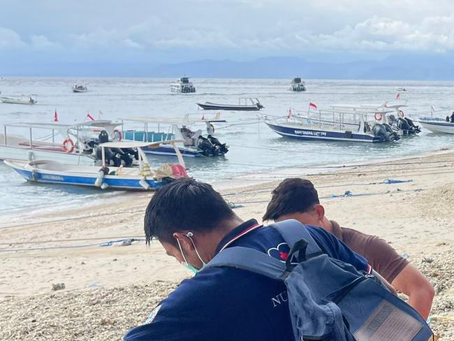 An Australian woman has died while on a diving trip in Nusa Penida, Bali. Source of photos: Klungkung Police