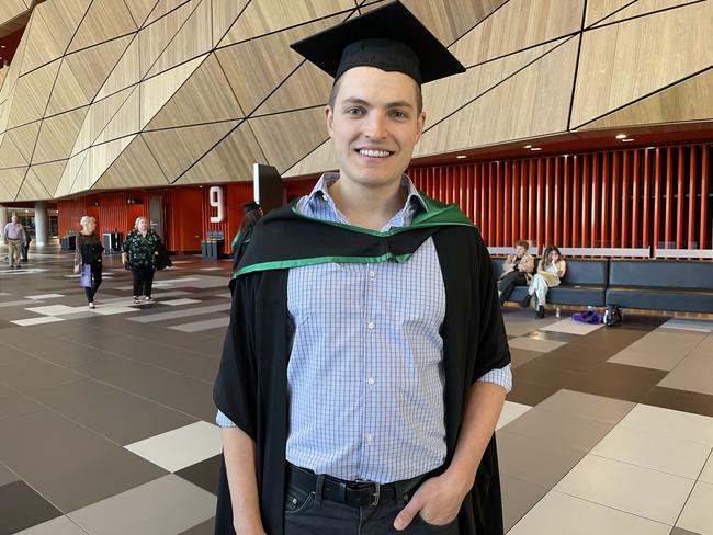 James Rozek graduated from Australian Catholic University with a Master of Secondary School Learning. Photo: Himangi Singh.