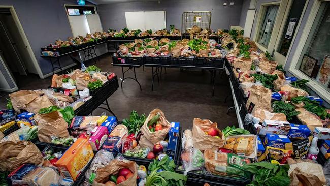 Hornsby connect collect donations for hampers amid COVID-19. Picture: Facebook