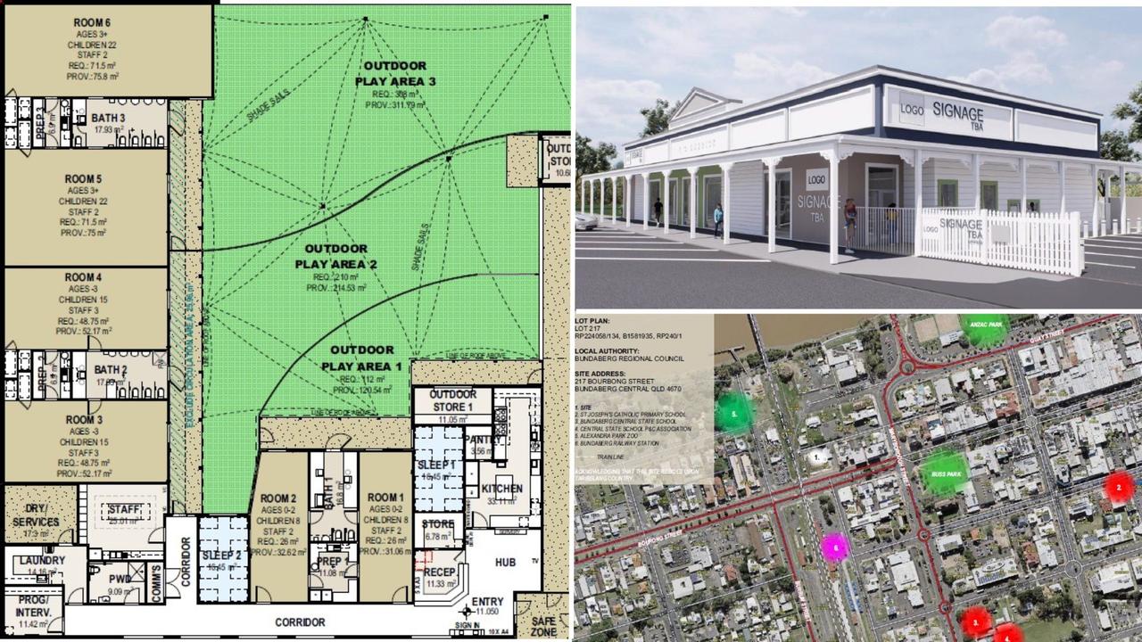 A development application lodged with Bundaberg Regional Council has proposed a childcare centre with capacity for 90 children at 217 Bourbong St in Bundaberg Central.