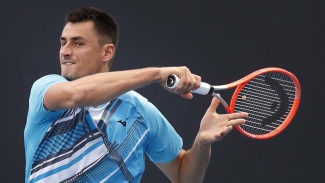 Bernard Tomic, the mystery man of Australian tennis, takes on Japan’s Yuichi Sugita