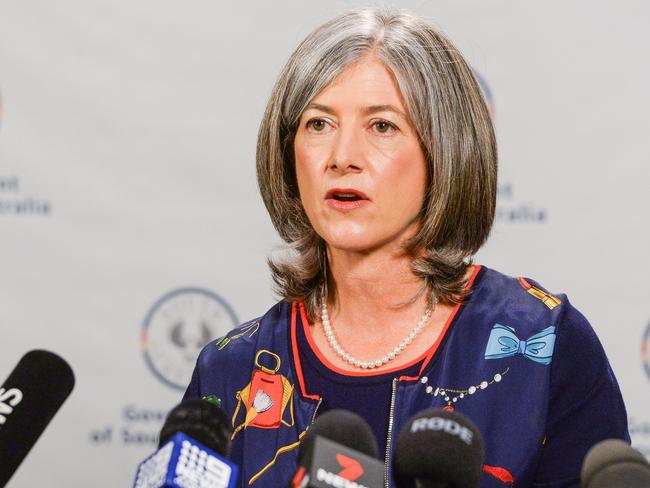 Chief public health officer Nicola Spurrier said she didn't believe the rule changes would undermine her message to parents to get their children vaccinated. Picture: NCA NewsWire / Brenton Edwards