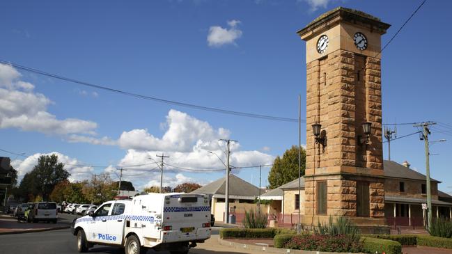 The town of Coonabarabran where two children were found dead yesterday. Picture: NewsWire / Dean Marzolla