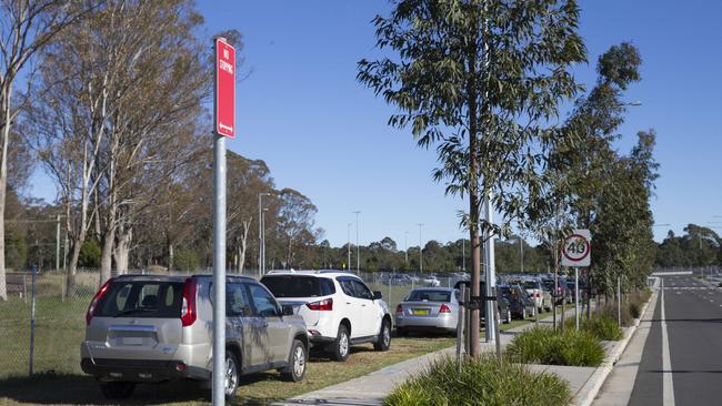 Commuter parking at Edmondson Park train station is insufficient, with many risking fines by parking illegally.