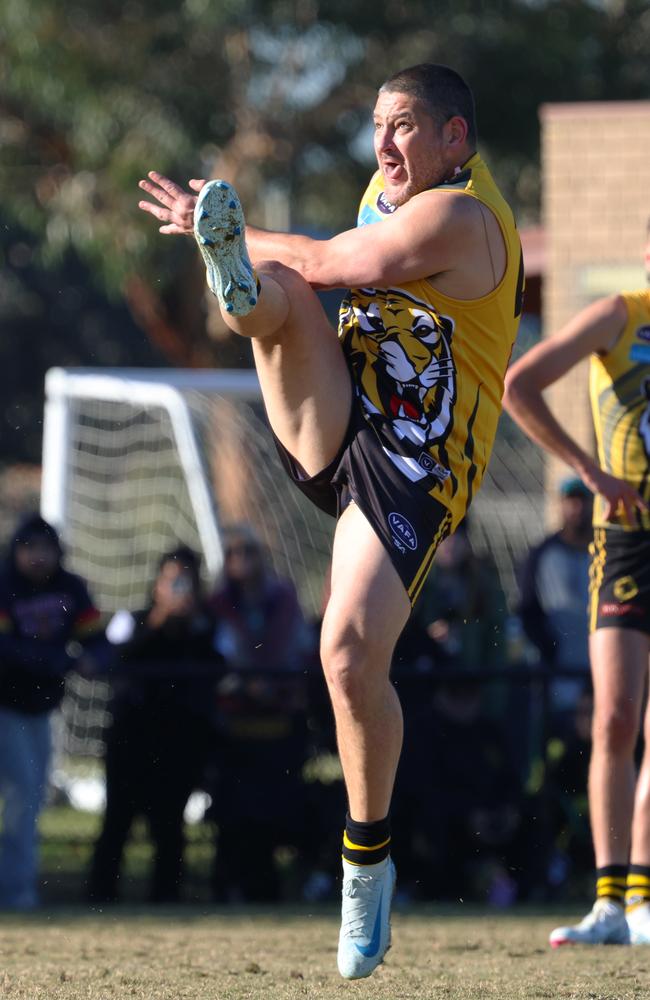 Guy Sebastian and Brendan Fevola Play Footy for the struggling VAFA side Masala Thirds. Picture: David Crosling