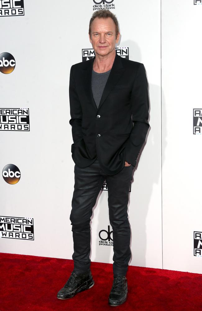 Sting attends the 2016 American Music Awards at Microsoft Theater on November 20, 2016 in Los Angeles, California. Picture: Getty