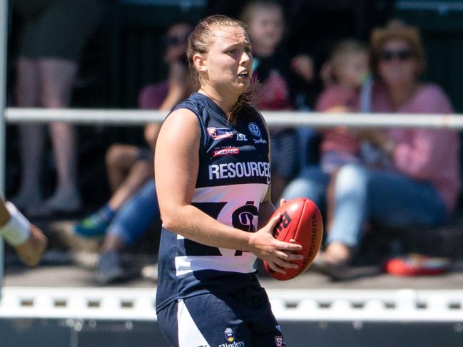 South Adelaide defender Lisa Whiteley. Picture: Nick Hook