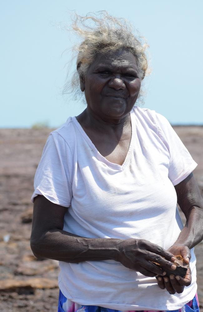 Tiwi Islands Barossa project opponent Molly Munkara.