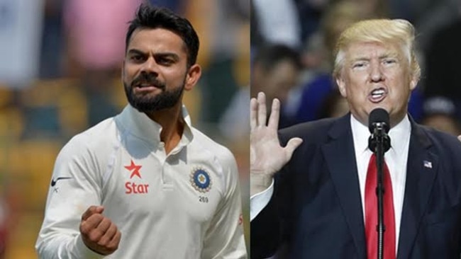 The similarities between Virat Kohli and Donald Trump are uncanny.