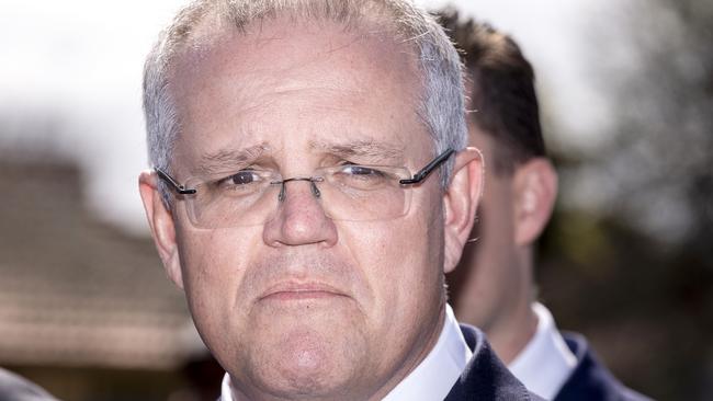 Morrison has received a “honeymoon” boost to his performance ratings. Picture: AP