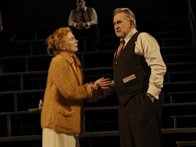 Alison Whyte and Anthony LaPaglia in Death of a Salesman at Her Majesty's Theatre, Melbourne 2023. Picture: Jeff Busby