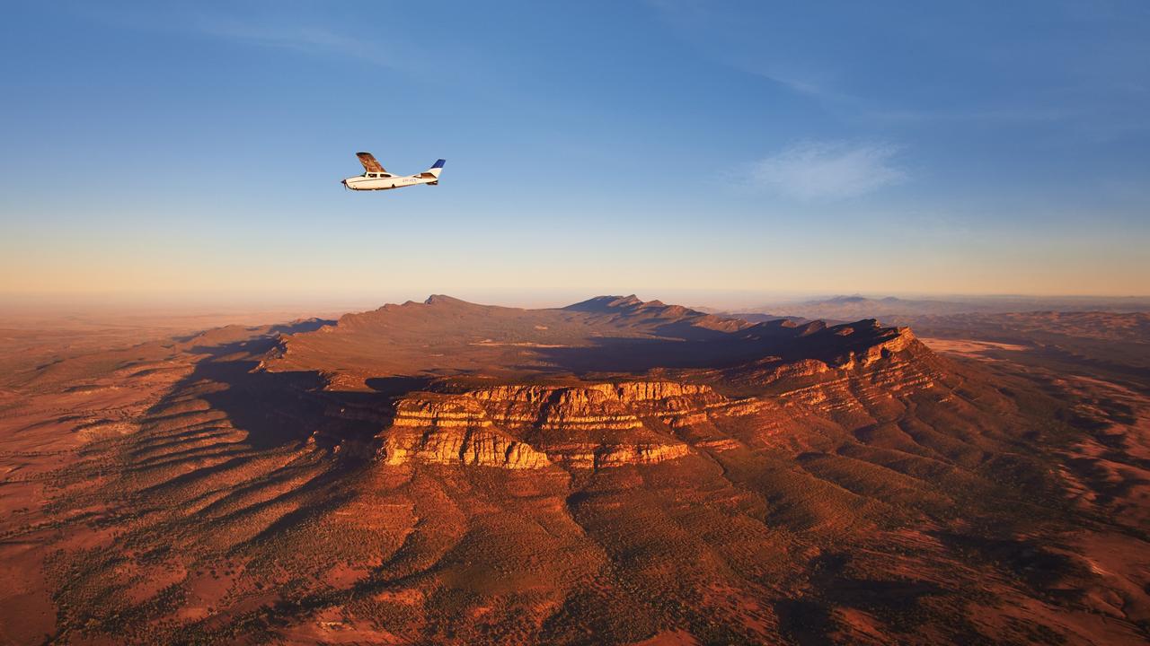 The best way to see Wilpena Pound and South Australia generally? A scenic flight. Picture: Tourism Australia