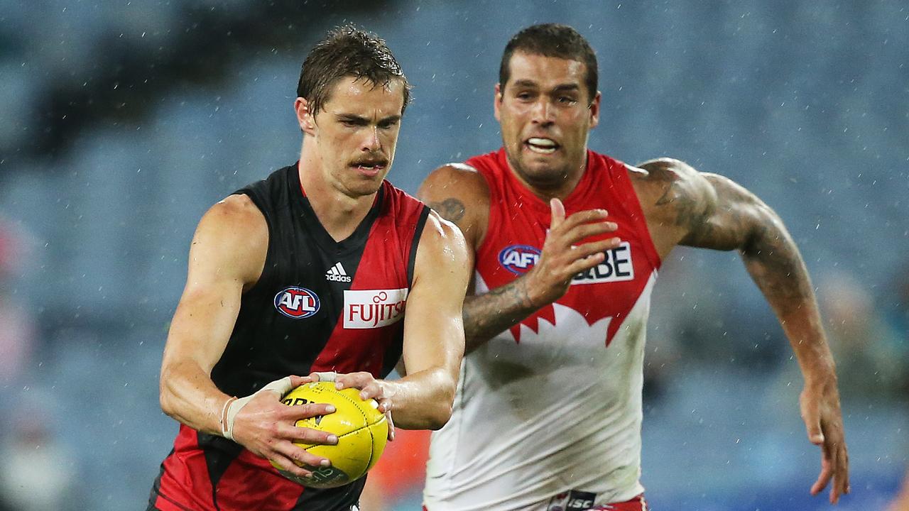 One footy pundit has suggested Daniher shouldn’t join Buddy next year at the Swans (Picture: Phil Hillyard).