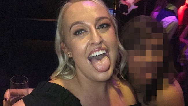 Hanna Dickenson used funds raised for her fake cancer diagnosis on a party lifestyle. Picture: Supplied