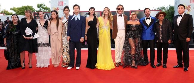 The whole team at the Venice Film Festival