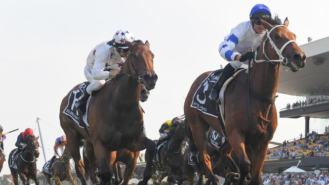 Kolding takes out the Golden Eagle at Rosehill Gardens in 2019.