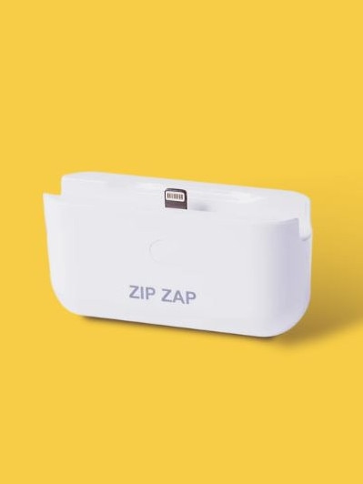 The lightweight, cableless charger is a world-first. Picture: Zip Zap