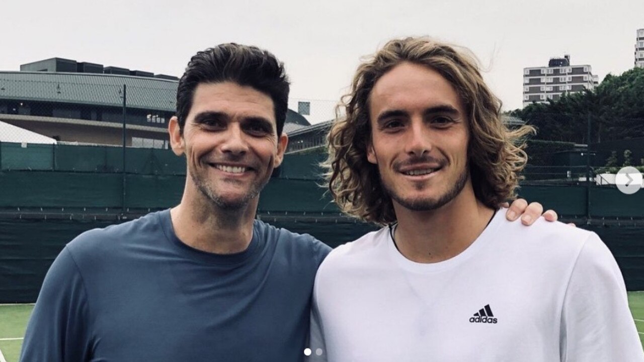 Mark Philippoussis signed off with this photo. Photo: Instagram, @mphilippoussis.