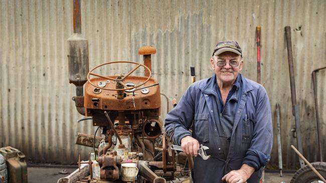 Ray Gilbert prefers working on the ag classics. Picture: Zoe Phillips