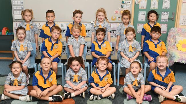 OONOONBA STATE SCHOOL. Prep H Emma Hutton. Picture: Shae Beplate. Oonoonba State School Prep H TEACHER: Mrs Emma Hutton TEACHER AIDE: Mrs Linda Kenworthy BACK: Evie Pappalardo, Max Verheyen, Braxton Callaghan, Eleanor Adamson, Levi-Violet, Ava Melvin. MIDDLE: Eliza Starkey, Alexander, Hazel Kerr, Radek Fiamingo, Freya Williams, Neville Penny. FRONT: Isla Garcia, Henry Knight, Milliana Gibson, Kodi Butterworth, Brydie, Bensen Jeffery.