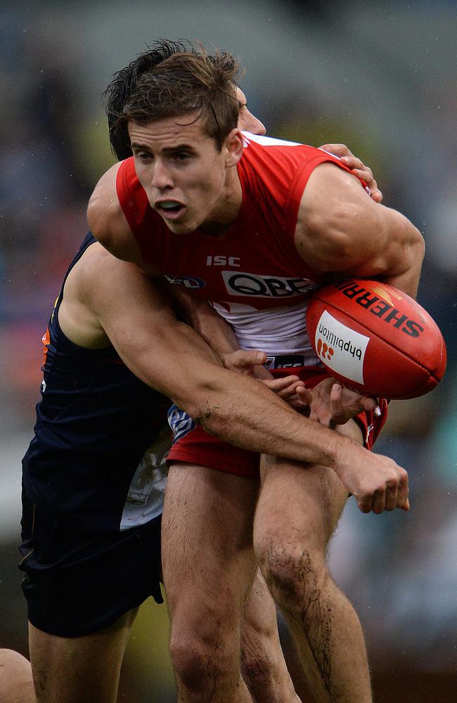 Lloyd plays his 20th AFL match against North Melbourne. Picture: Daniel Wilkins